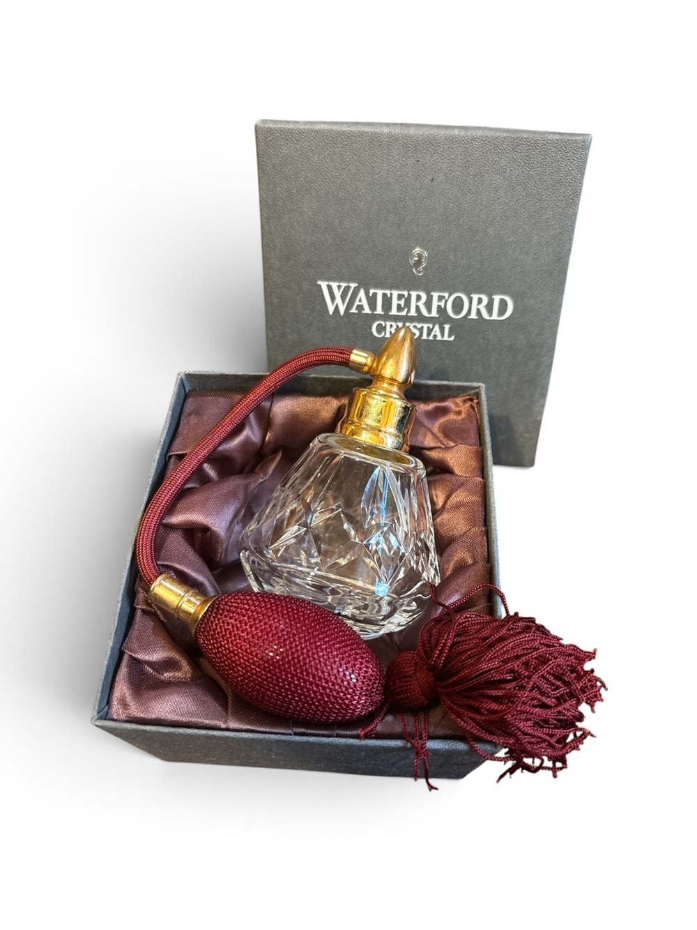 Vintage Waterford Lismore Crystal Perfume Atomizer